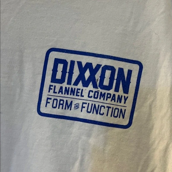 DIXXON White and Blue Graphic Tee - Picture 2 of 3
